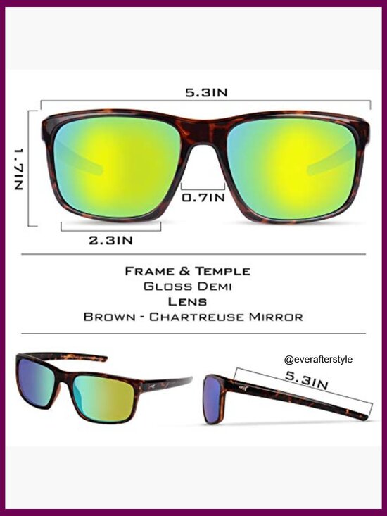 Polarized Sport Sunglasses with Grilamid Frames, UV Protection main image 4
